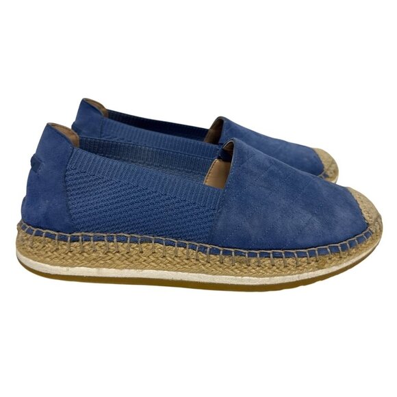 Cole Haan Women's Shoes Cloudfeel Blue Suede Espadrilles Slip On Size 7 Beach - Picture 1 of 8